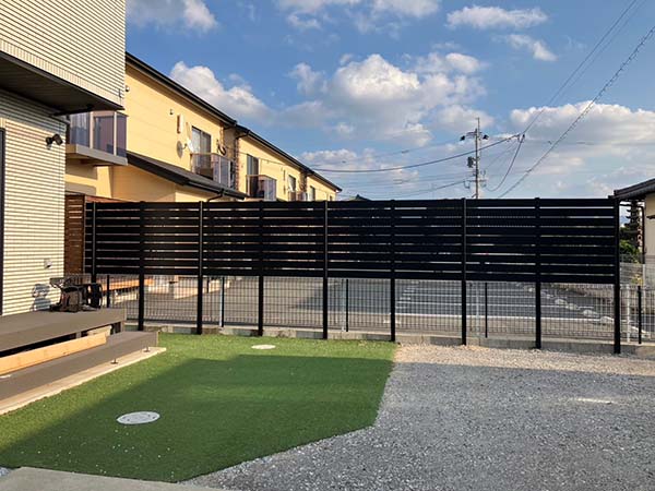 目隠しフェンス 施工例 施工写真