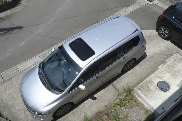 カーポートがない 鳥の糞