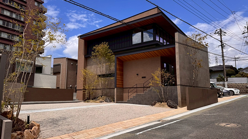 オシャレ外構　素材選定