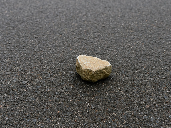 砂利 敷地外 道路 飛び出し