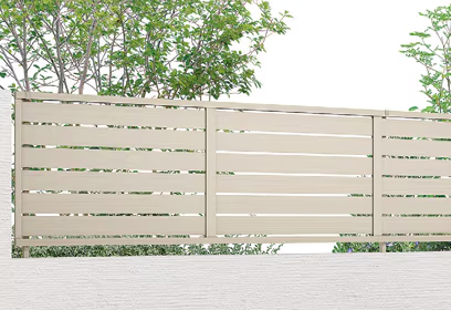 目隠しフェンス:LIXIL|フェンスAB YS3型(オータムブラウン)