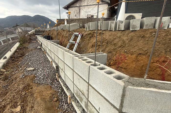 高低差・土留め・土地の質問