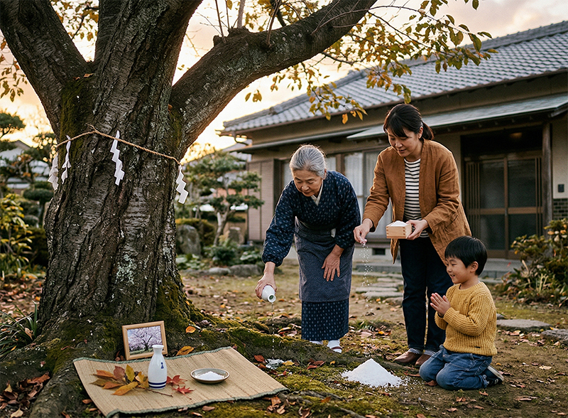 大切に育んだ樹木を伐採するということ 〜心の整理とお祓いについて〜