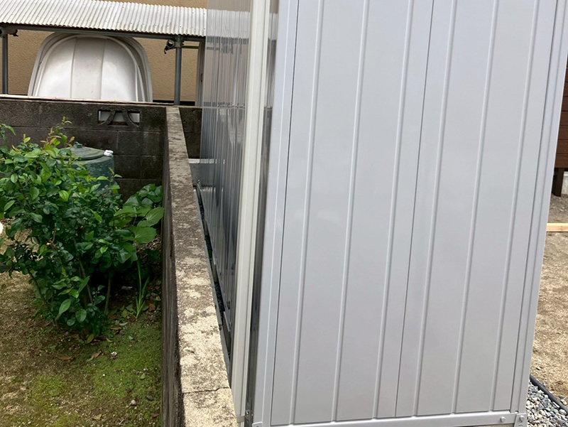 湿気逃がし&メンテナンススペースの確保