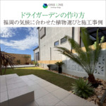ドライガーデンの作り方｜福岡の気候に合わせた植物選びと施工事例