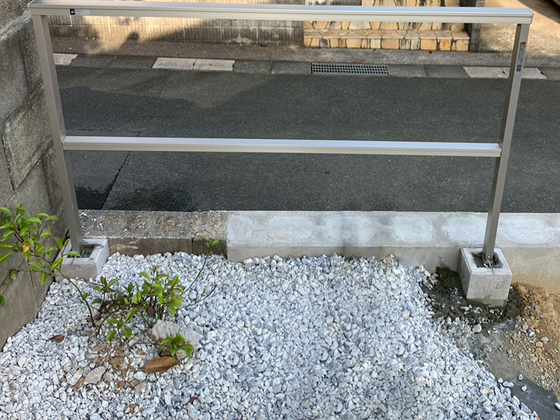 フェンス、根巻き、宗像市