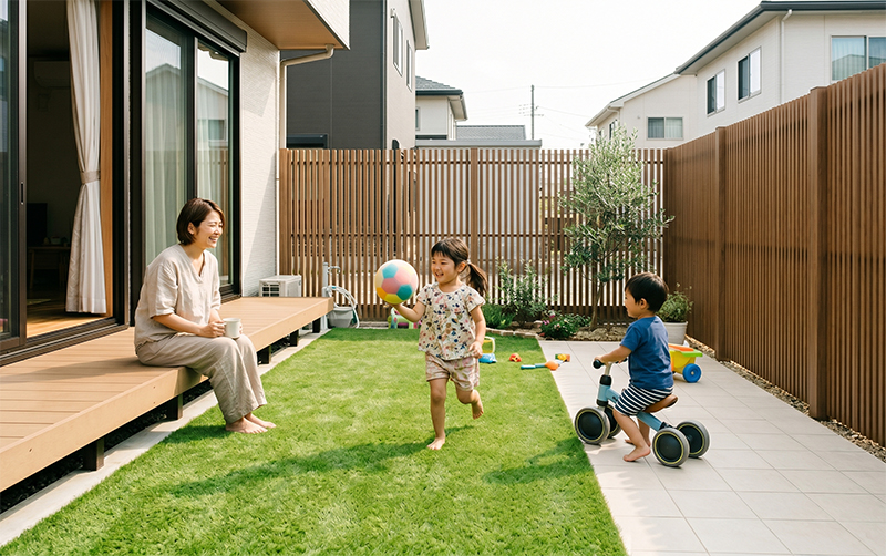 子どもが庭で遊ぶとき、親がヒヤッとする「3つのリスク」
